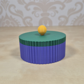 3D-geprint opbergdoosje – Personaliseerbare kleuren – Handige kleine bewaardoos - 10 cm x 4,5 cm