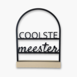 Quote in boog – “Coolste meester”