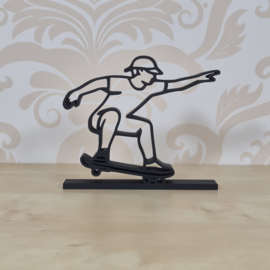 3D-Geprint Skateboarder Beeld – 125 x 107 x 20 mm – PLA