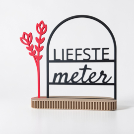Quote in boog – “Liefste meter”