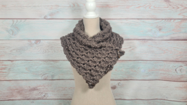 Warme Nekwarmer / Sjaal Haken met dik garen | Crochets4U Tutorial  | #C4U