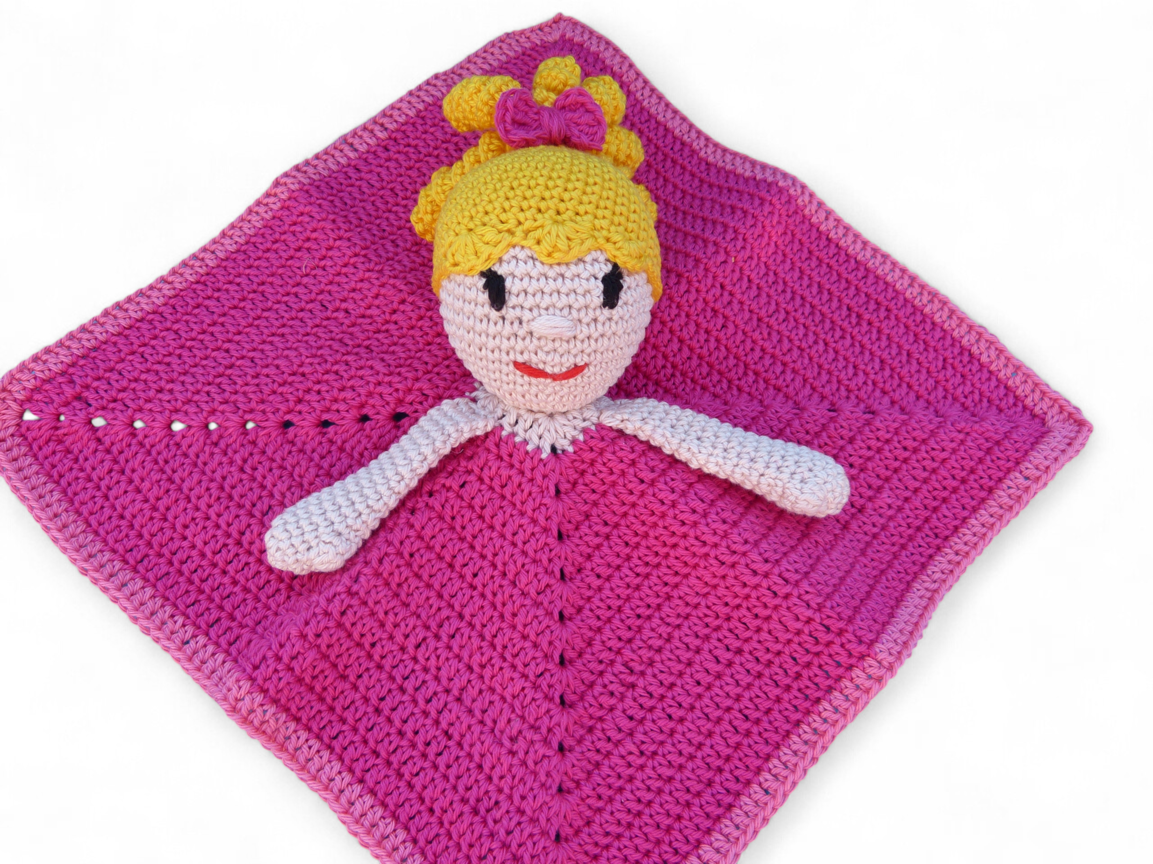 haakpatroon knuffeldoekje (meisje)
