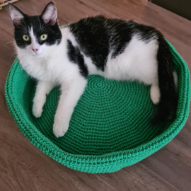 Gratis haakpatroon - kattenmand haken