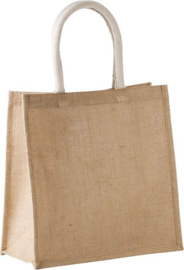 Jute shopper klein | 30x15x30cm | jute tas | jute zak - 2 variaties