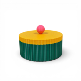 3D-geprint opbergdoosje – Personaliseerbare kleuren – Handige kleine bewaardoos - 10 cm x 4,5 cm