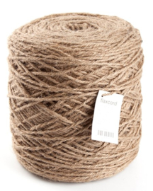 Flaxcord Cone - Dikke Jute Touw van 470 meter x 3,5 mm - 1 kg - 100% Natuurlijk