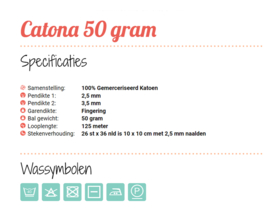 Scheepjes Catona 50 gram - 253 - tropic