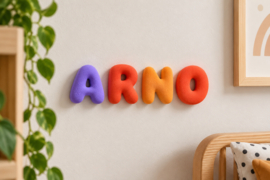 3D Bubble Letters – Gepersonaliseerde 3D-geprinte letters in 36 kleuren