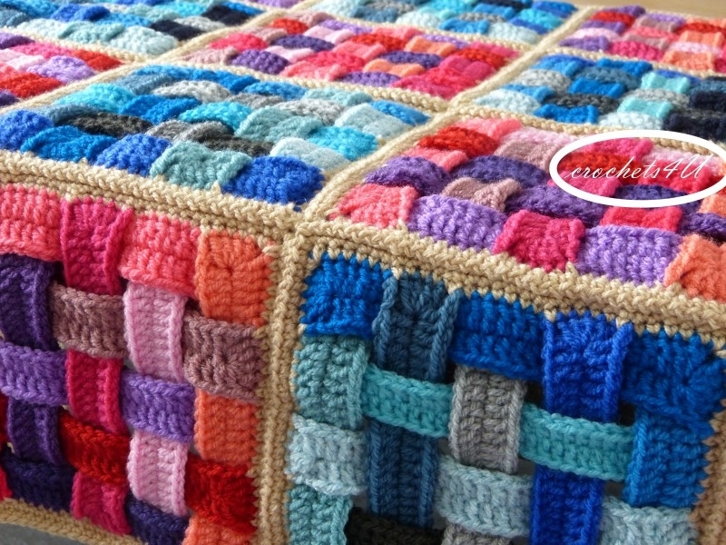 Reductor Schurend Ruïneren haakpatroon geweven/gehaakte deken | Dekens | crochets4U