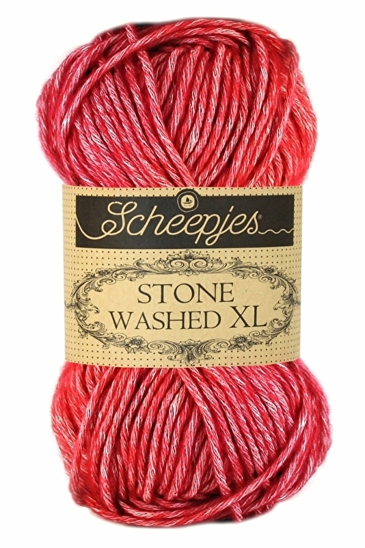 Scheepjes Stone Washed XL - 847 - Red Jasper