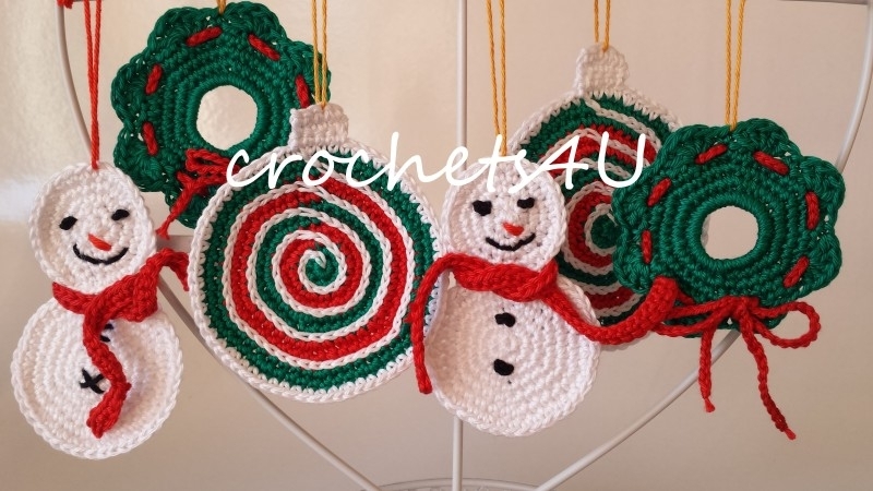 Wonderbaarlijk haakpatroon kerstversiering 1.2 | Haken voor Kerst | crochets4U HR-99