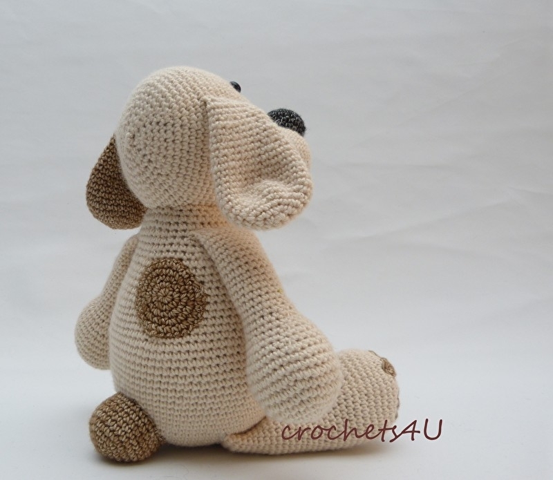Fonkelnieuw haakpatroon Max de hond | Knuffels | crochets4U JM-19