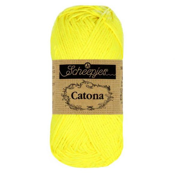 Scheepjes Catona 25 gram - 601 Neon Yellow