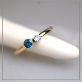 Asring Aqua & London Blue Topaz