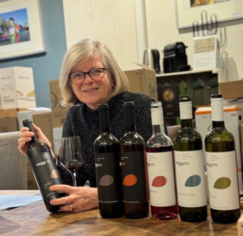 Kekfrankos - Regelo, wijnhuis Hegyem,  Hongarije