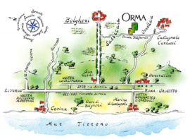Merlot, Cabernet Sauvignon, Cabernet Franc - Passi di Orma, Orma, Toscane, Bolgheri