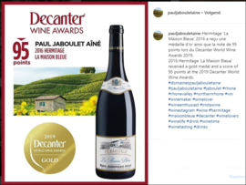 Syrah - Hermitage,  Paul Jaboulet Aine - Maison Bleue  - Caroline Frey Bio