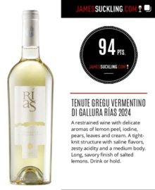 Vermentino -  Vermentino di Sardegna,Tenute Gregu, Sardinie