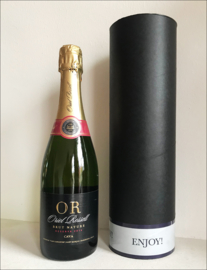 Zwarte koker "Enjoy met Champagne, Cava of Prosecco