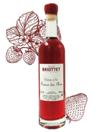 Wilde aardbeien likeur -  Creme a la Fraise des Bois de Dijon, Liqueur, Briottet, Dyon