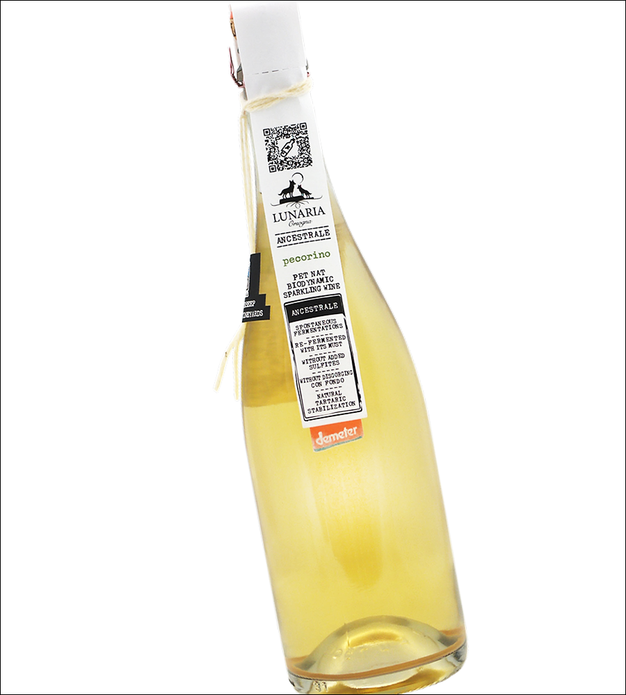 Pecorino -  Lunaria Ancestrale Spumante, PetNat,  Cantina Orsogna.