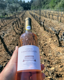 Grenache, Cinsault, Syrah, Mourvèdre, Tibouren, Rolle - Chateau Camparnaud Provence rosé