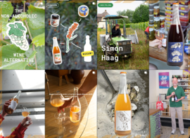 Muller Thurgau, Bacchus, rabarber, oester schelp, douglasspar en eik - Balade Minerale, Fruitslagers,alcoholvrij.