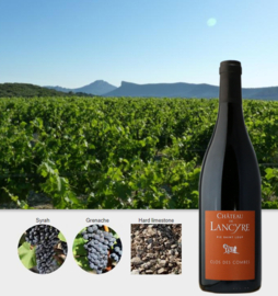 Grenache, Syrah - Clos des Combes, AOC Pic Saint Loup, Chateau de Lancyre