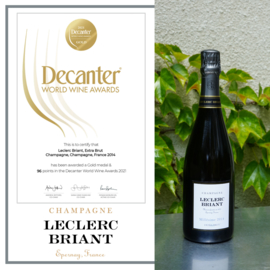 Pinot Noir, Pinot Meunier, Chardonnay - Millésime  Champagne  Leclerc Briant -  Bio