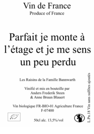 Parfois je monte à l'étage et je me sens un peu perdu