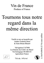 Tournons tous notre regard dans la même direction, 2022