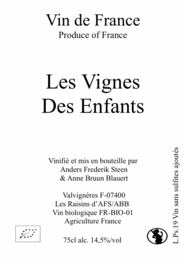 Les Vignes Des Enfants 2019