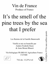 It’s the smell of the pine trees by the sea that I prefer (2019)