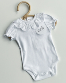 Baby Lai  body met kraagje - Blanco