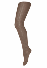 MP Denmark - Cotton rib tights - Brown Sienna