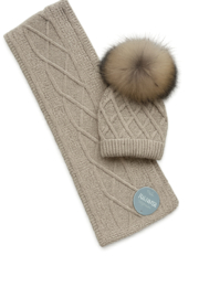 Juliana Muts/sjaal - Beige