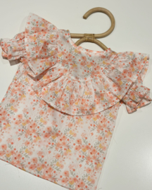 Cordel blouse - Flowers nude