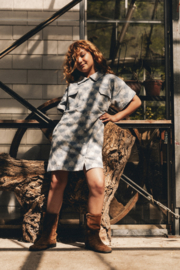 Labo de colores Jurk -  Lea - Blue denim light