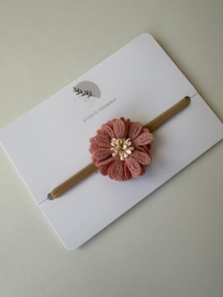 Haarband Bloem - Roze
