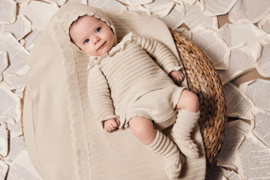 Juliana 4-delig babyset meisjes - Beige