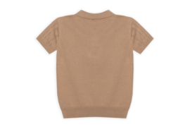 Dr. Kid Gebreide polo - Camel