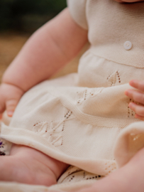 Wedoble Gebreide jurk - Beige