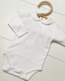 Baby Lai  body met kraagje - blanco