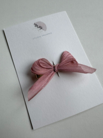 Haarspeldje strik - Roze