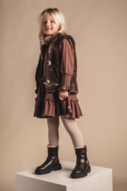 Baje Studio Jurk Moule - Copper Brown