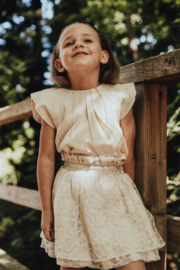 Baje Studio Blouse - Moire - Beige