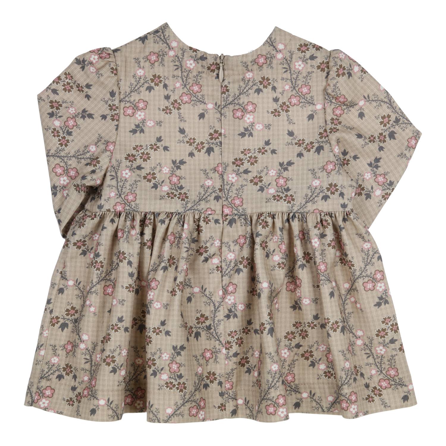 Gymp jurk Lona - Beige/Roze
