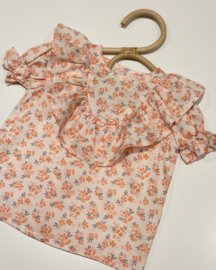 Cordel blouse - Flowers salmon