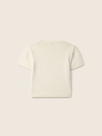 Wedoble Gebreid t-shirt - Beige