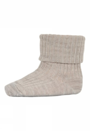 MP Denmark Babysokken - Beige Melange